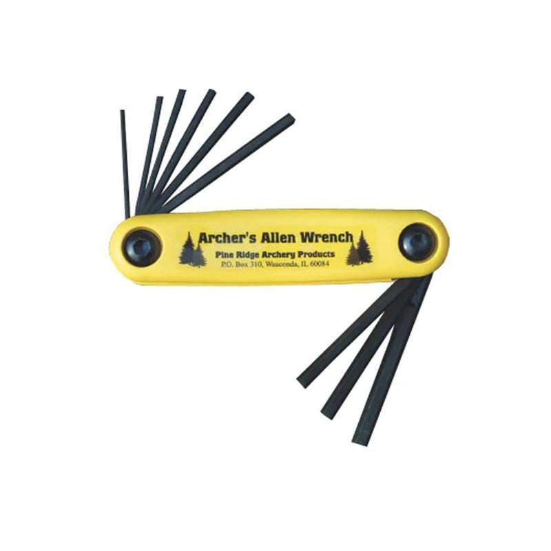 Pine Ridge Archery Archer's Allen Wrench Set and Holster Combo Kit, Yellow - Image 2